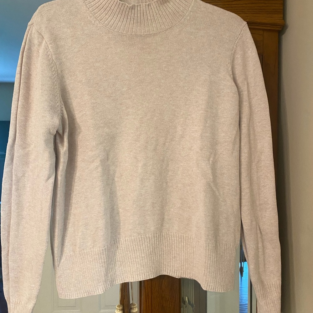 Old Navy Cream Cowl Neck Sweater